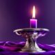 symbolism of purple candles