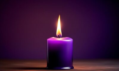 symbolism of the purple candle