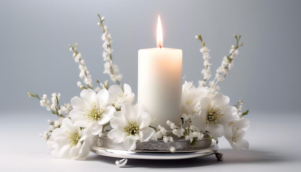 symbolism of white candles