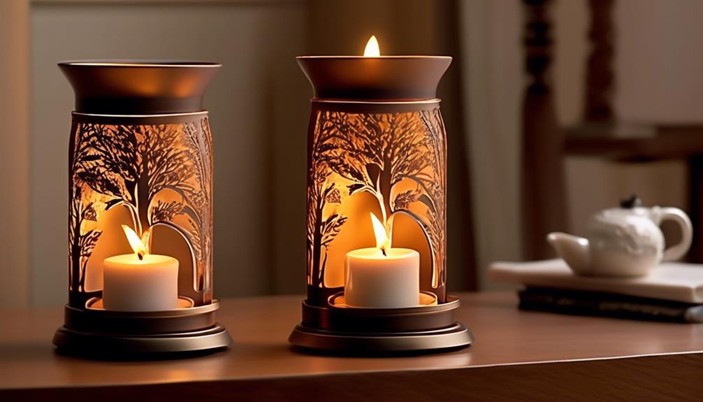 tealight candle heating devices