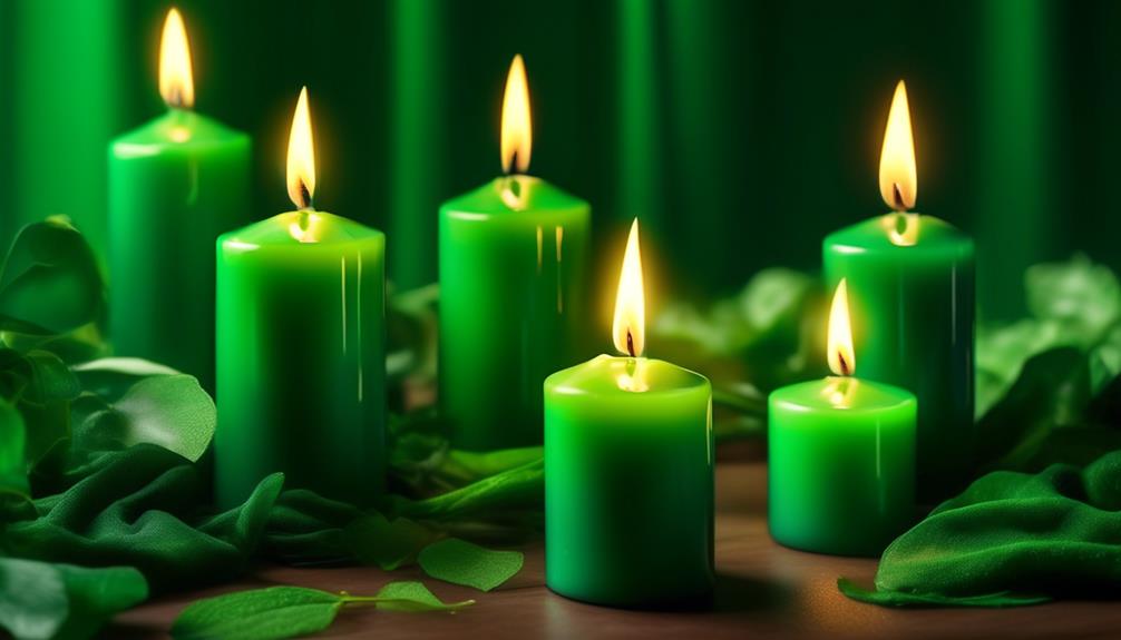 the psychology of green candles
