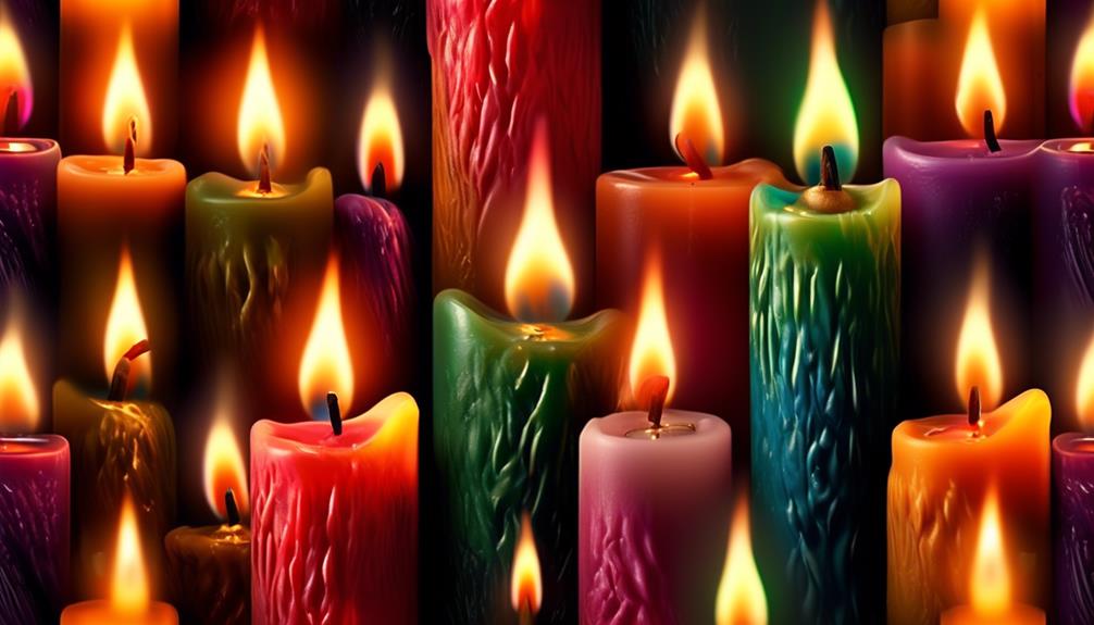 variations in candle flame