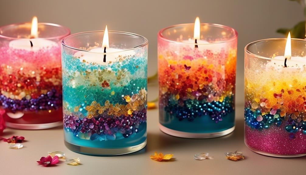 varied scents in gel candles