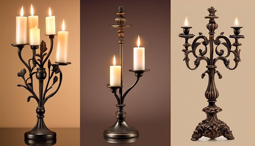 variety of candle holder names