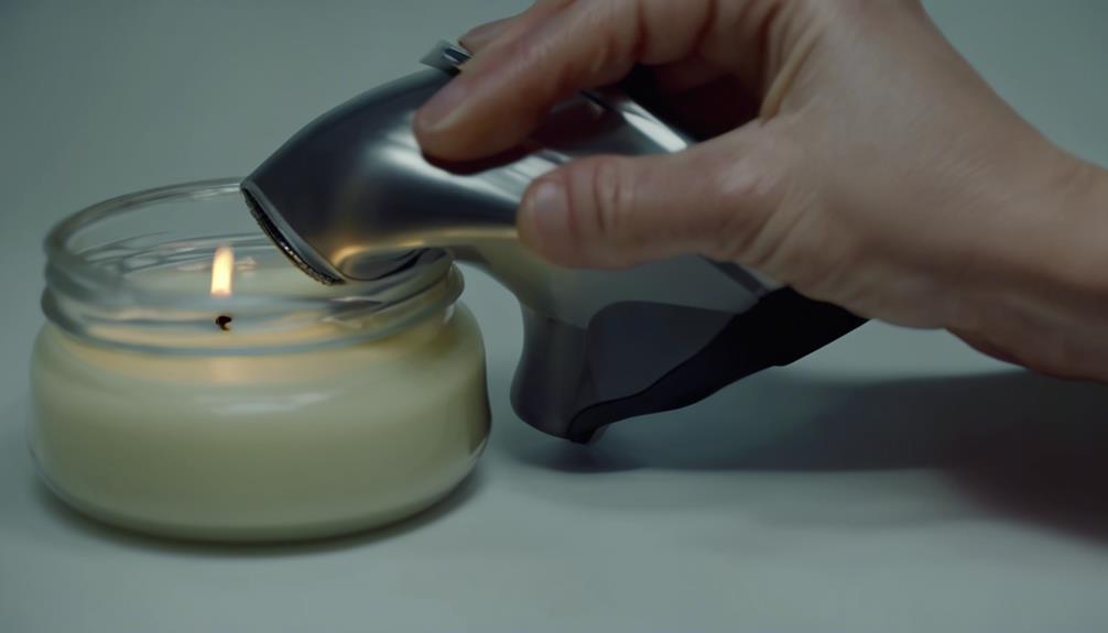 wax removal from glass jars
