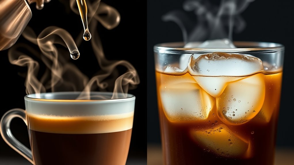 aroma release temperature differences