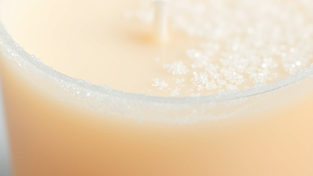 controlling candle frosting effectively