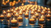 diy floating candle decor