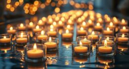 diy floating candle decor