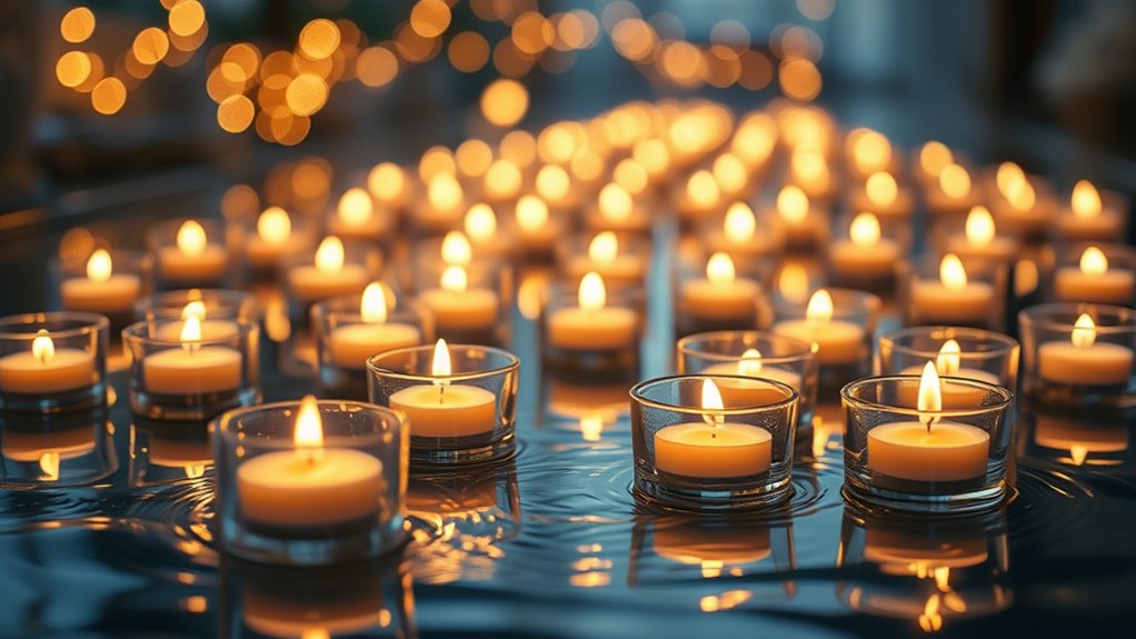 diy floating candle decor