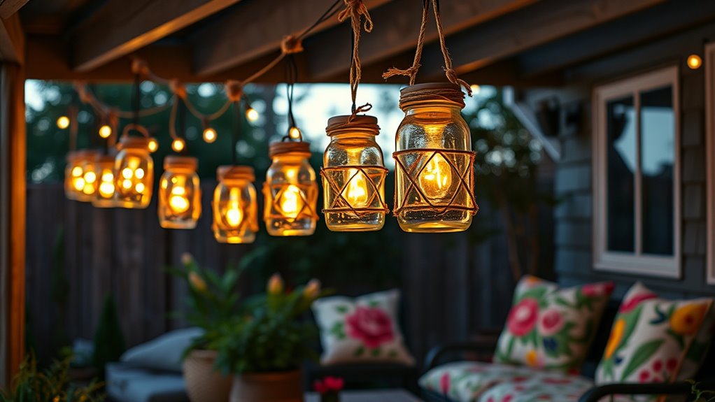 diy solar citronella lighting