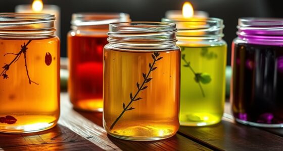 natural plant dye candles