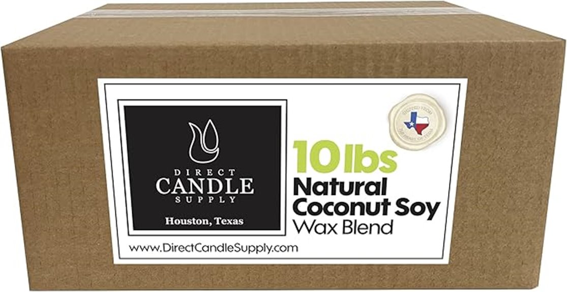 10 pound coconut soy wax