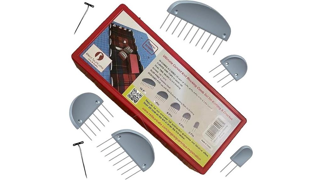 50 curved edge combs