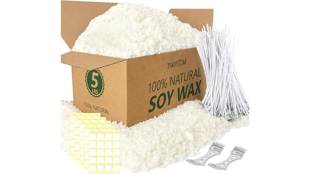 5 pound soy candle wax