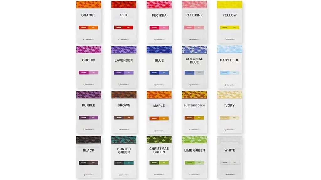 american candle dye variety