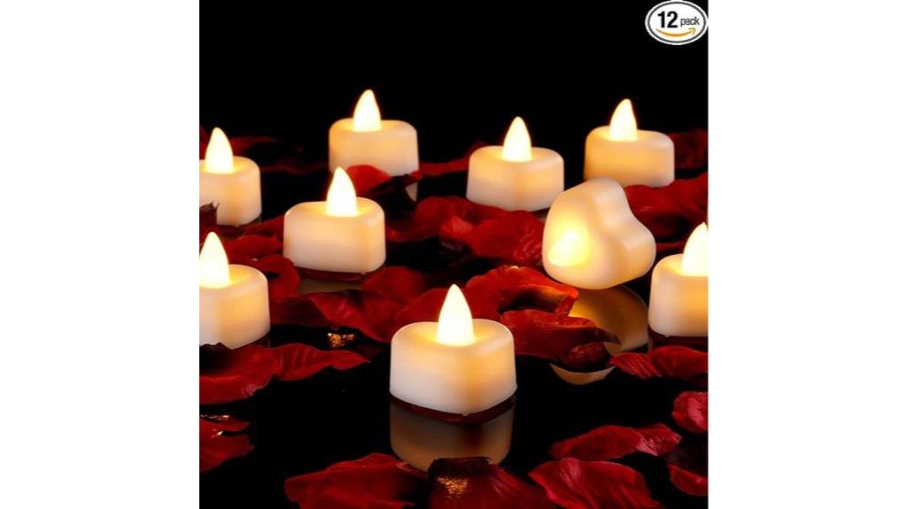 artificial rose petals set