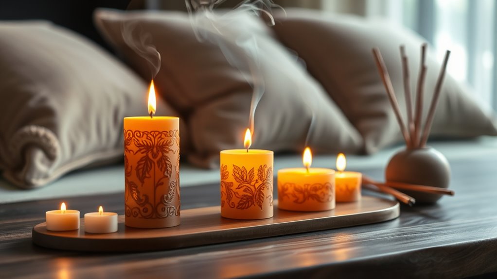 authentic eco friendly candle selection