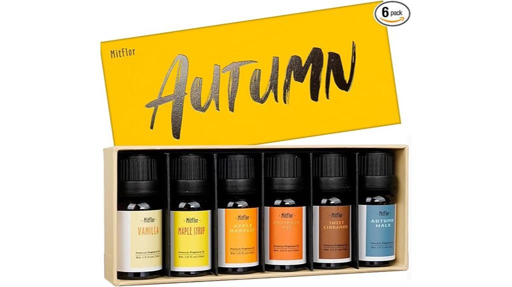 autumn aromatherapy oil collection