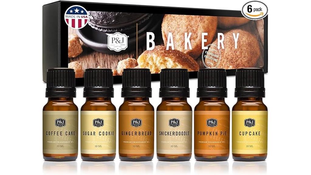 bakery fragrance oils set