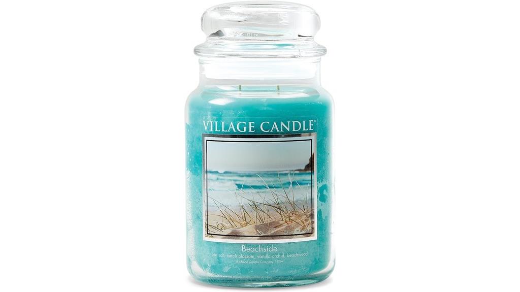 beachside scented candle
