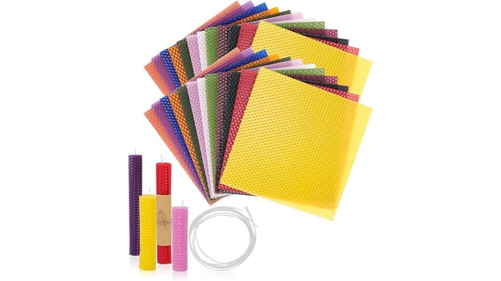 beeswax candle making kit