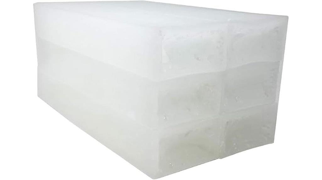blended paraffin wax blocks