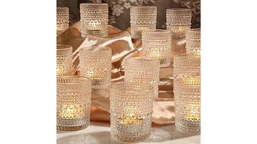 bulk glass candle holders