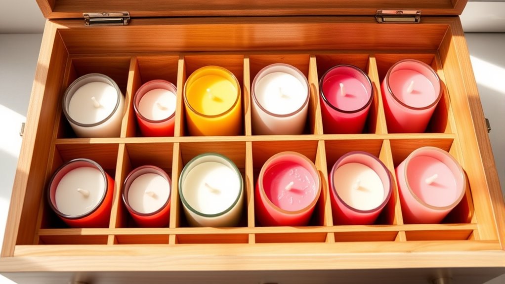 candle box divider considerations