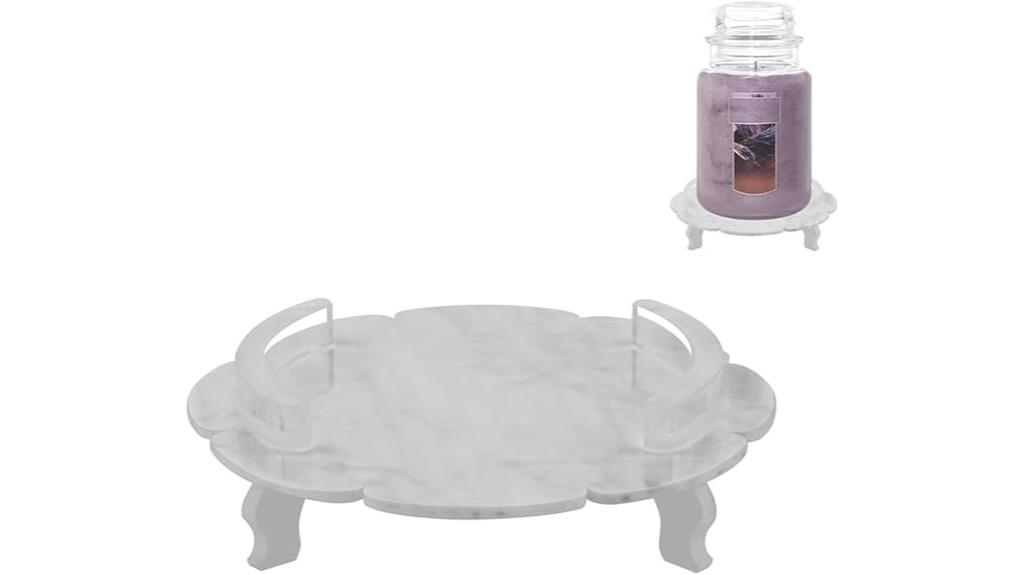 candle holder tray for yankee