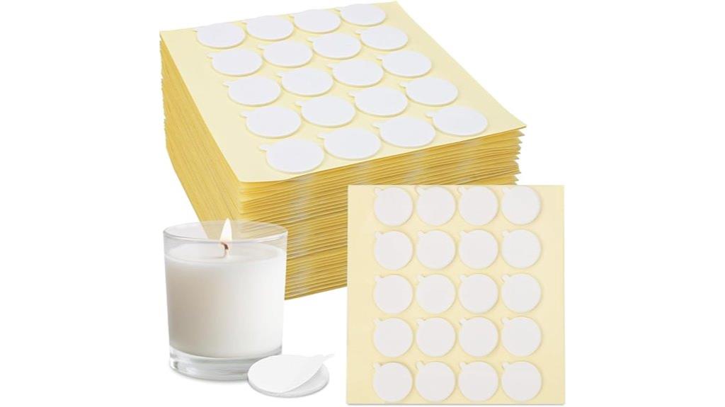 candle wick stickers pack