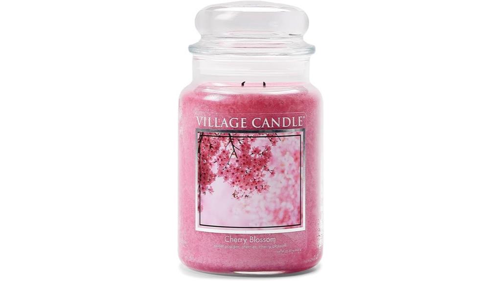 cherry blossom scented candle