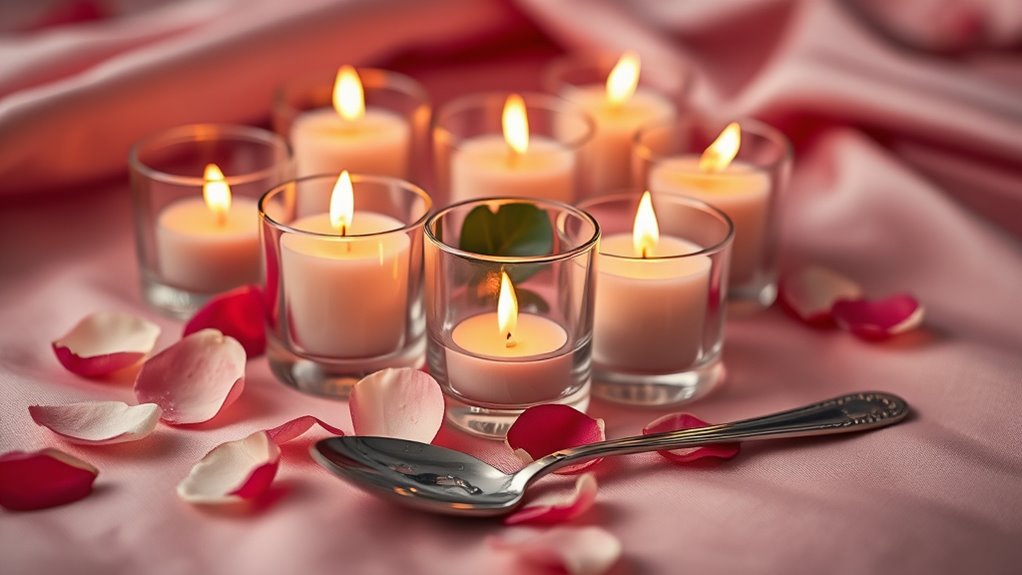 choice of romantic candles
