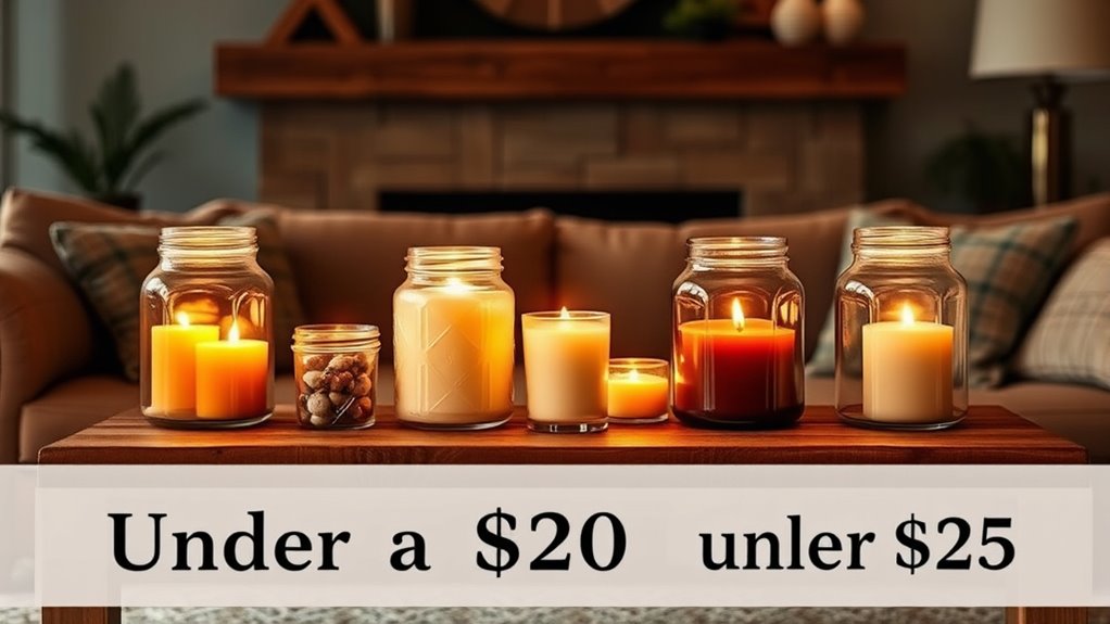 choosing affordable scented candles
