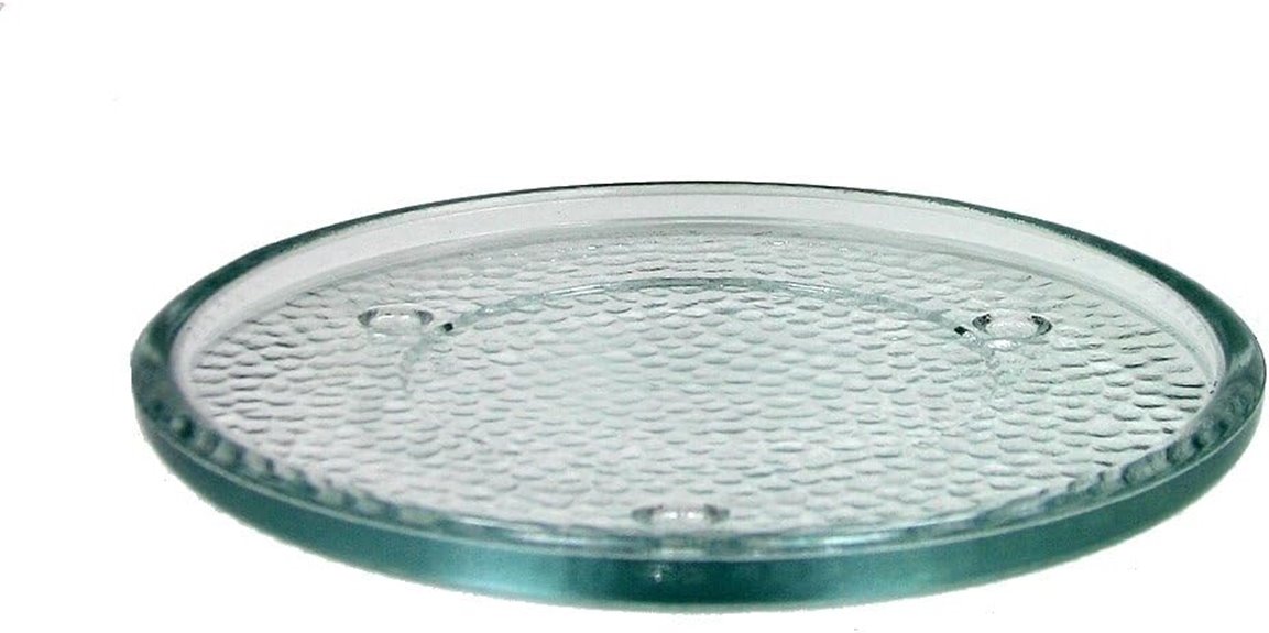 clear 6 inch glass candle holder