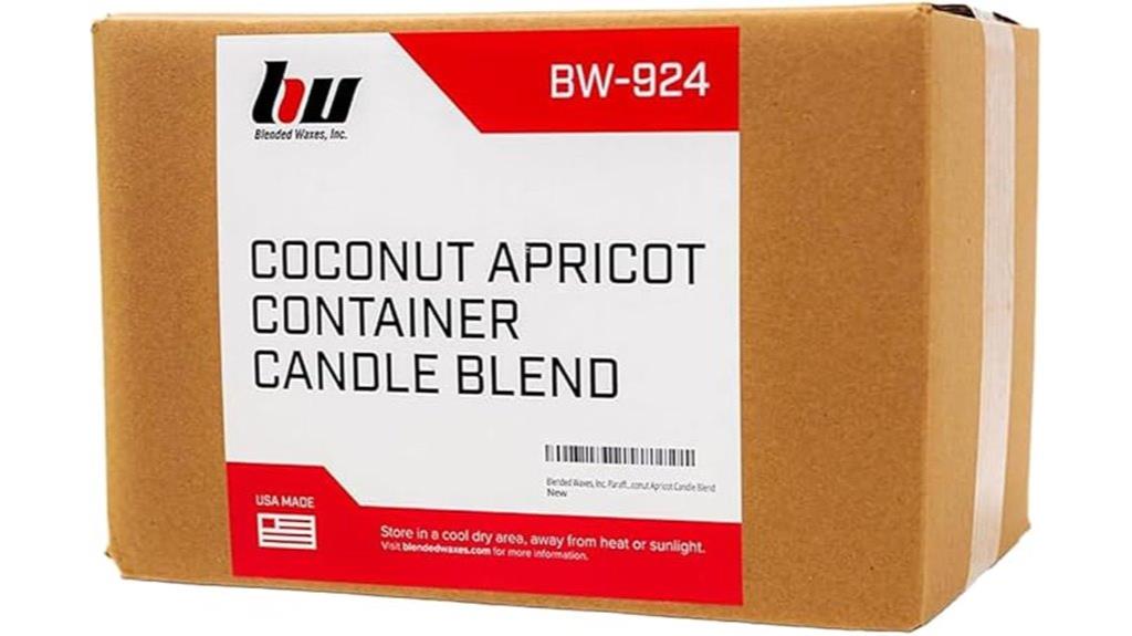 coconut apricot candle wax