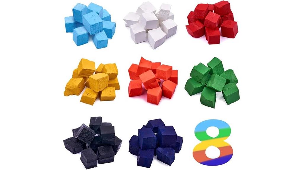 colorful candle wax dyes