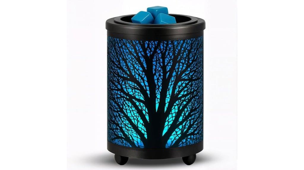 colorful electric wax warmer