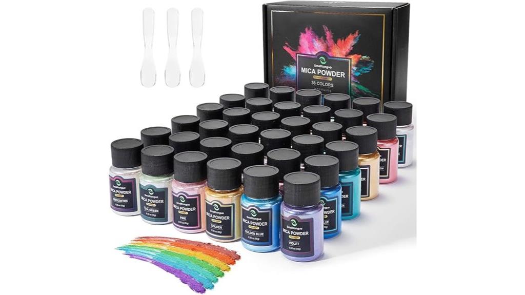colorful epoxy mica powders