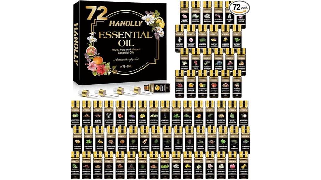 comprehensive 72 essential oils