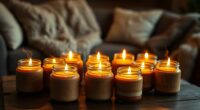 cozy crackling candle selection