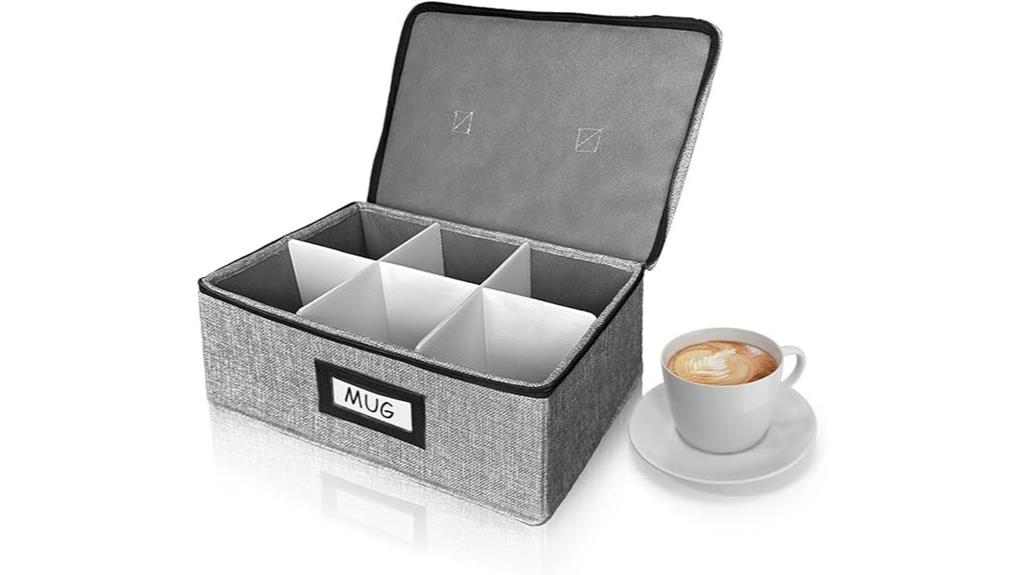 cup mug storage box