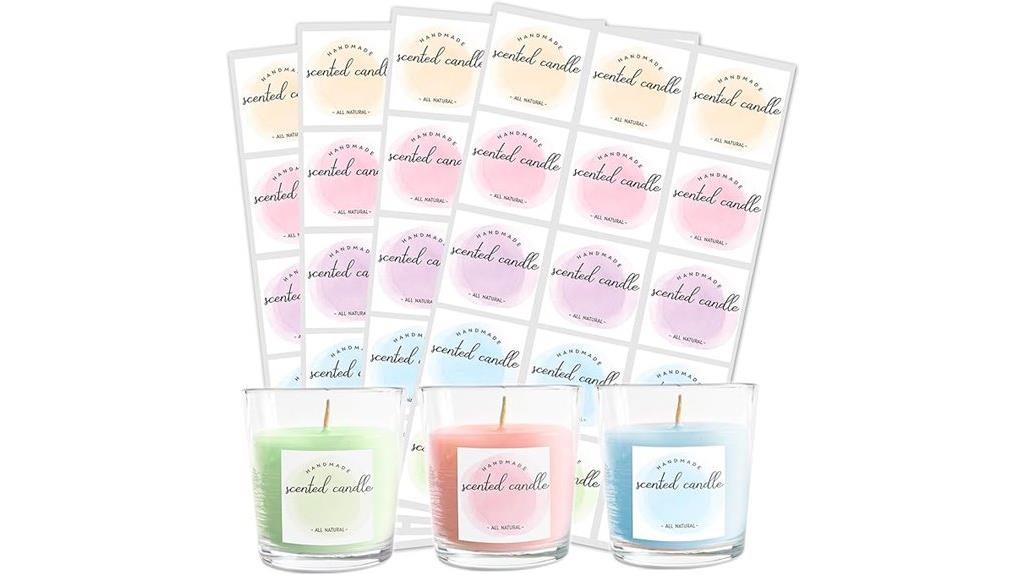 custom candle label set