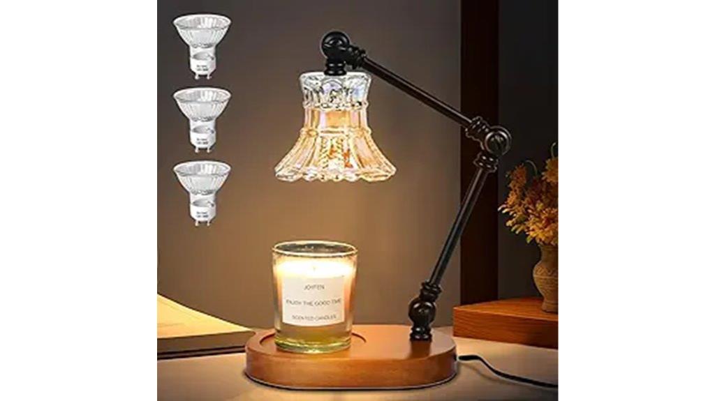 dimmable candle warmer lamp