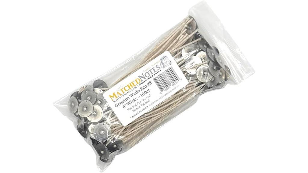 eco friendly candle wick set