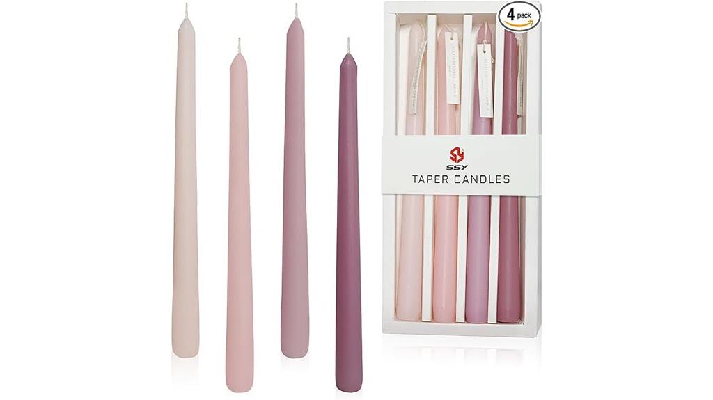 eight hour romantic rose candles