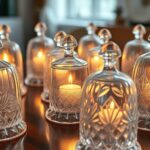elegant crystal candle cover collection