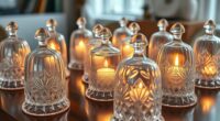 elegant crystal candle cover collection