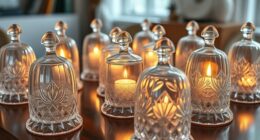 elegant crystal candle cover collection