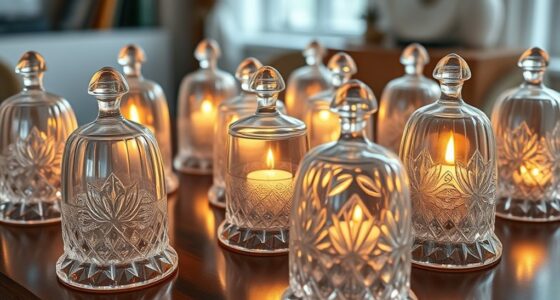 elegant crystal candle cover collection